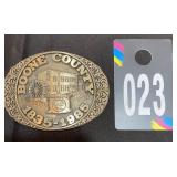 Boone County Big Thunder Mill Belt Buckle