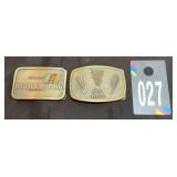 Dickey John & Asgrow Belt Buckles