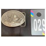 Snow Mobile Belt Buckle