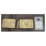 American Agriculture & Equity Co op Belt Buckles