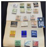 Vintage Promotional Matchbooks