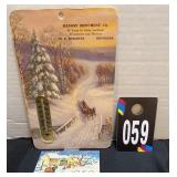 Hanson Monument Thermometer Belvidere