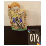 Vintage Scotty Dog Wall Vase