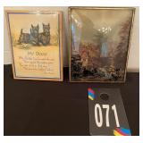 Vintage Scotty Dog Wall Art 5"