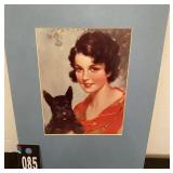 Scotty Dog 16"x12" Matted Print