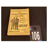 Vintage Rand McNally Chicago Street Number Guide