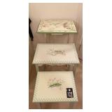 Floral Garden Nesting Tables