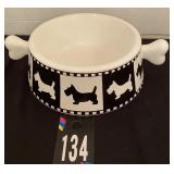Scotty Dog Food Bowl