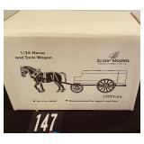 1/24 Scale Horse & Tank Wagon