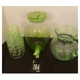 Pitcher, Beverage Dispenser & Glasses