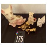 Various Scotty Dog Figurines