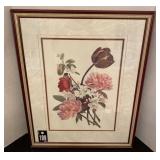 Framed Peony Picture