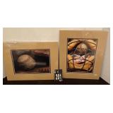 Matted Dennis Emerson Baseball Prints