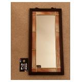 Framed Stained Glass Mirror