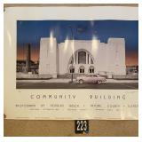 Belvidere IL Community Building Print