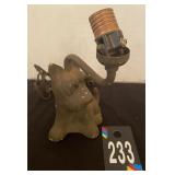 Cast Iron Scotty Dog Lamp