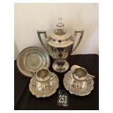 Silver Plated Coffee Set & Serving Pieces