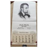 1970 Lincoln Meat Packers Calendar