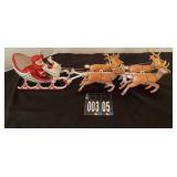 Cast Iron Santa Sleigh