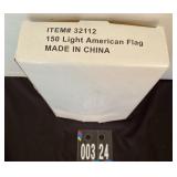 150 Light American Flag