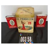 El Producto 6"x5" & Price Albert Tins