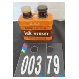 Vintage Ink Eraser Tin