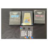 Coleco Vision Donkey Kong, Smurfs & Q Bert Games