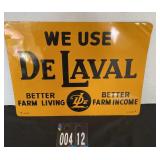 DeLaval Metal Sign