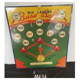 Big League Baseball Double Sided Game Sign