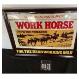 Work Horse Metal Sign 21"x17"