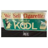 Kool  Penguin Metal Sign 26"x11"
