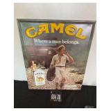 Camel Metal Sign 21"x17"