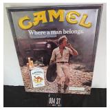 Camel Metal Sign 21"x17"