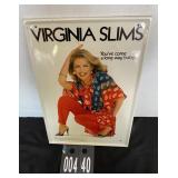 Virginia Slims Metal Sign 14"x9"