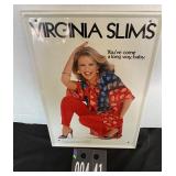 Virginia Slims Metal Sign 14"x9"