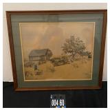 Jeanette Herrick Manley 1939 Barn & Hay Picture