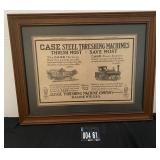 Framed Case Steele Picture 28"x22"