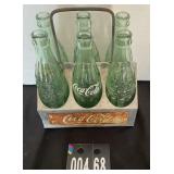Coke Bottles in Metal Coke Carrier