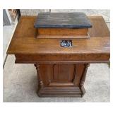 Antique Pulpit 43"Tx33"Wx22"D