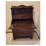 Vintage Seceretary with Drawers 33"Wx19"Dx54"H