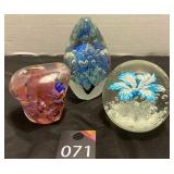 Blown Glass Paper Weights