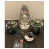 Blown Glass Paper Weights