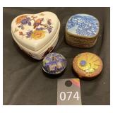 Coal Port Heart & Trinket Boxes