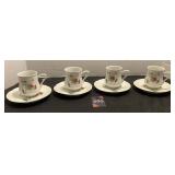 Tea Cups & Saucers Laurige France