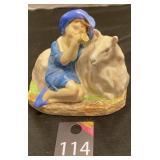 Little Boy Blue Figurine Royal Worcester England