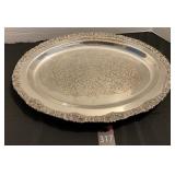 Silver Plated 17" Platter