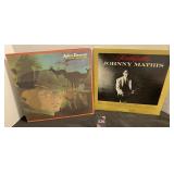 John Denver & Johnny Mathis Record Albums