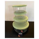 Glass Bowls with Lids