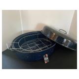 Enamelware Roaster & Rack