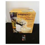 New Presto Hot Air Popcorn Popper